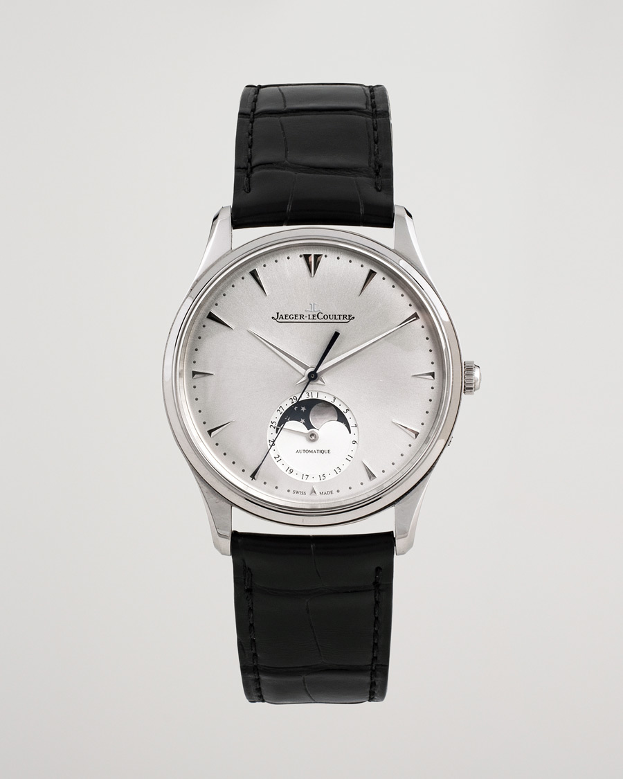 Men | Pre-Owned & Vintage Watches | Jaeger-LeCoultre Pre-Owned | Master Ultra Thin Moon39 176.8.64S Steel Silver
