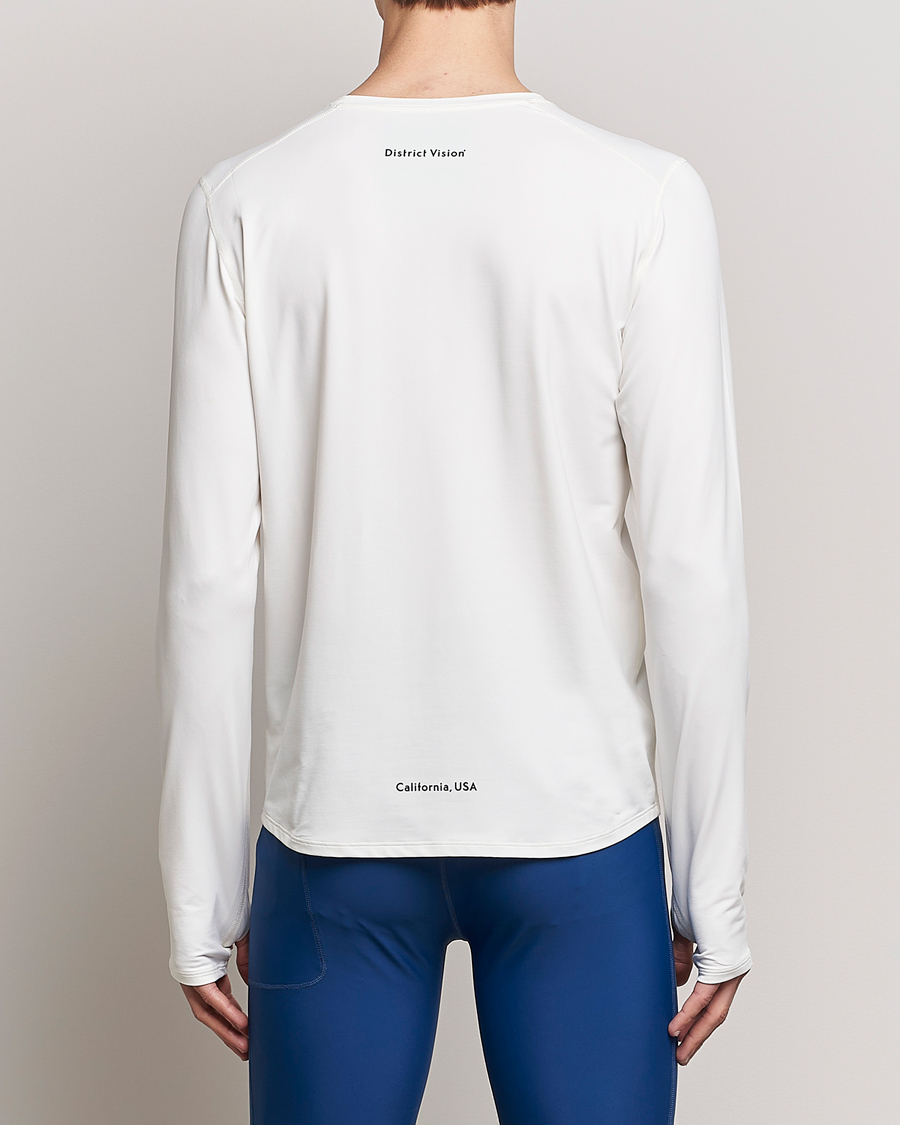Men | T-Shirts | District Vision | Deva-Tech Long Sleeve T-Shirt White