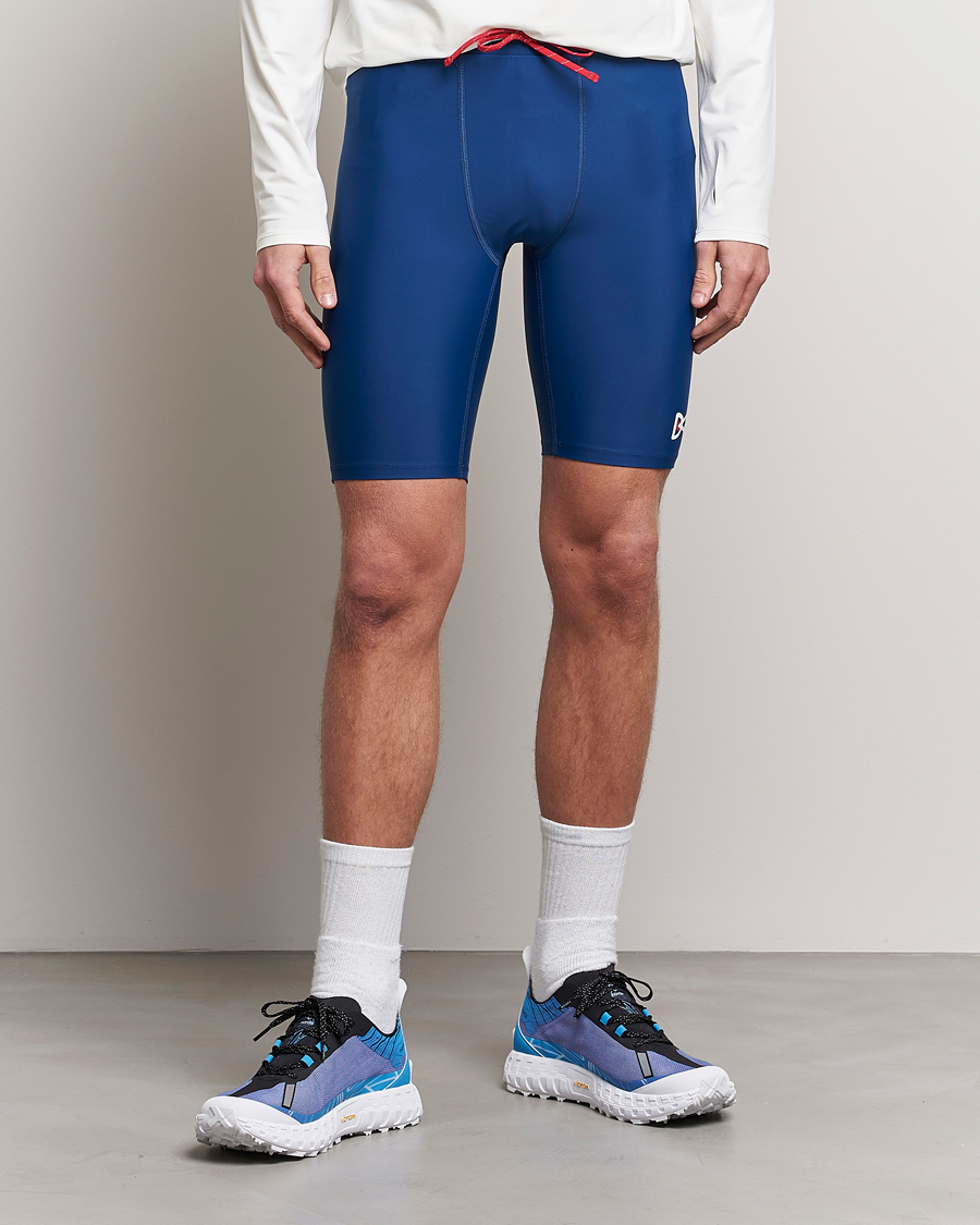 Men | Shorts | District Vision | TomTom Half Tights Ocean Blue