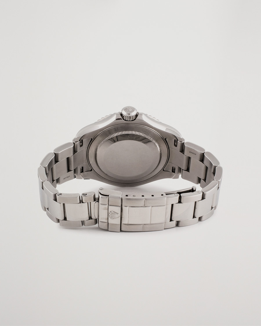 Men | Pre-Owned & Vintage Watches | Rolex Pre-Owned | Yacht Master 16622 Oyster Perpetual Steel Platinum Steel Silver