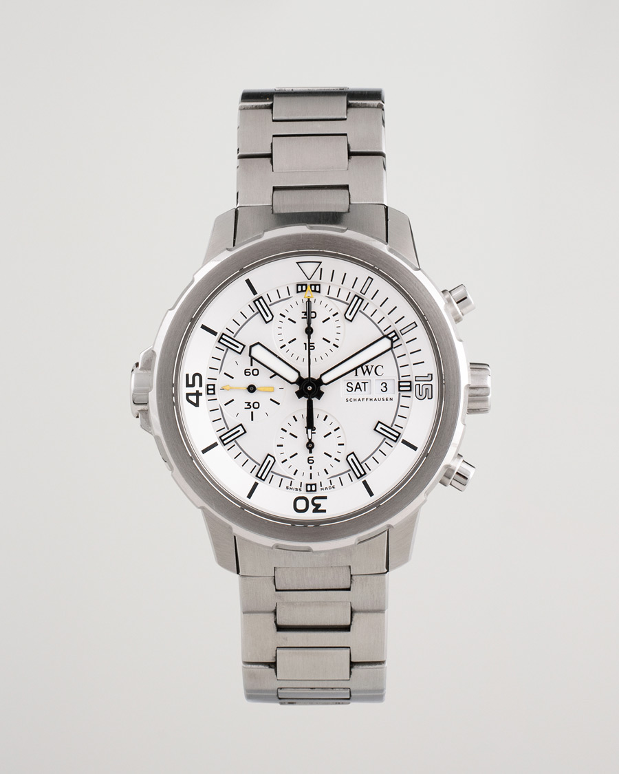 Men | Pre-Owned & Vintage Watches | IWC Pre-Owned | Aquatimer Chronograph IW376802 Steel White