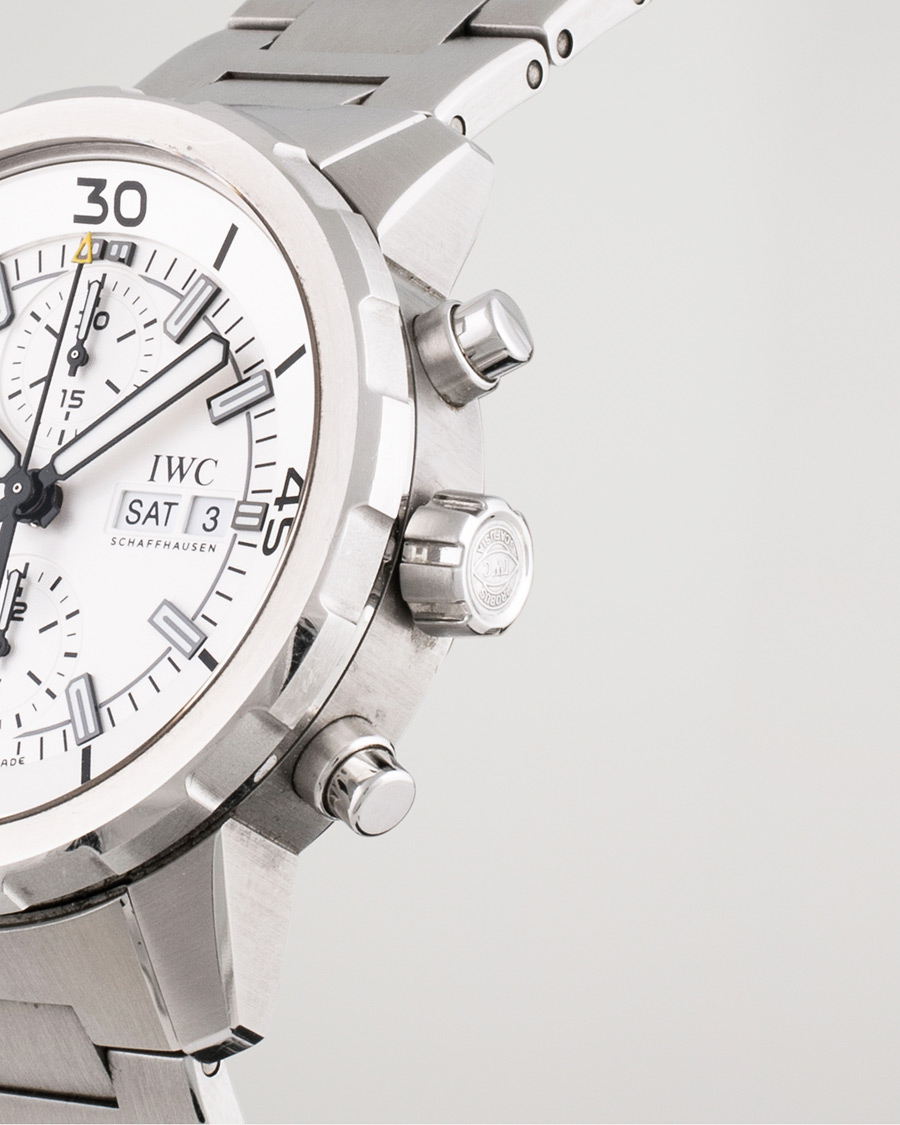 Men | Pre-Owned & Vintage Watches | IWC Pre-Owned | Aquatimer Chronograph IW376802 Steel White