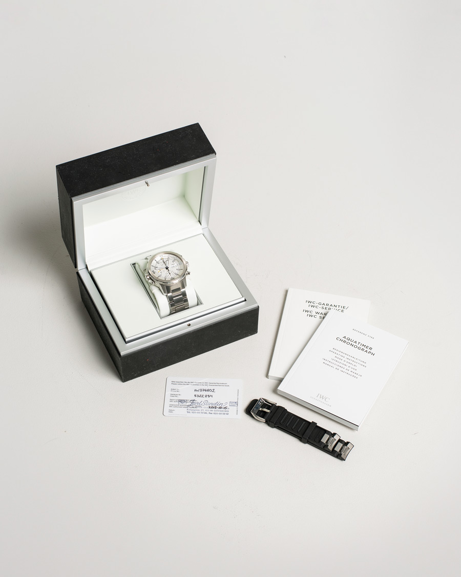 Men | Pre-Owned & Vintage Watches | IWC Pre-Owned | Aquatimer Chronograph IW376802 Steel White