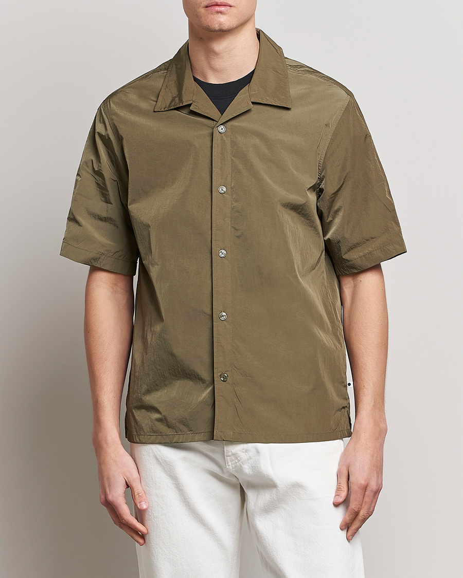 Men | Shirts | NN07 | Ole Recycled Resort Shirt Army