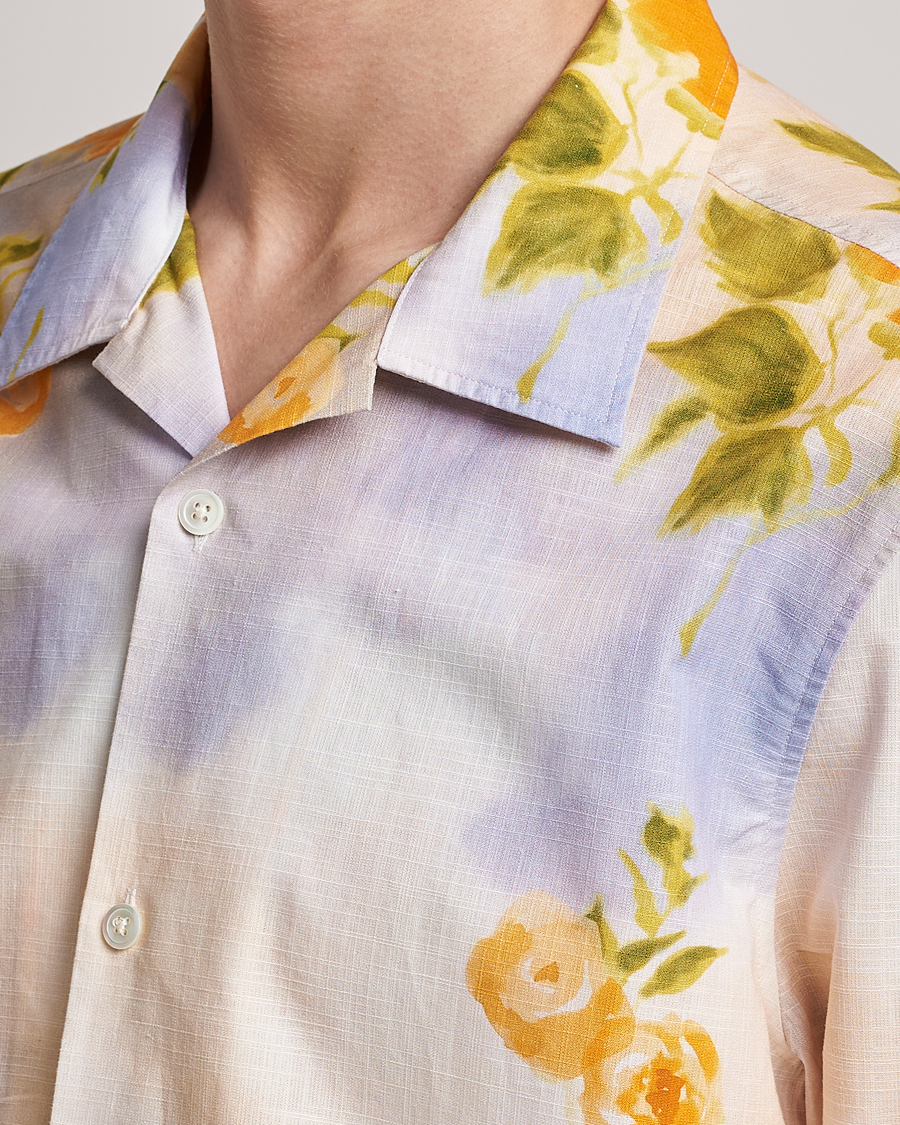 Men | Shirts | NN07 | Ole Short Sleeve Printed Cotton/Tencel Shirt Multi