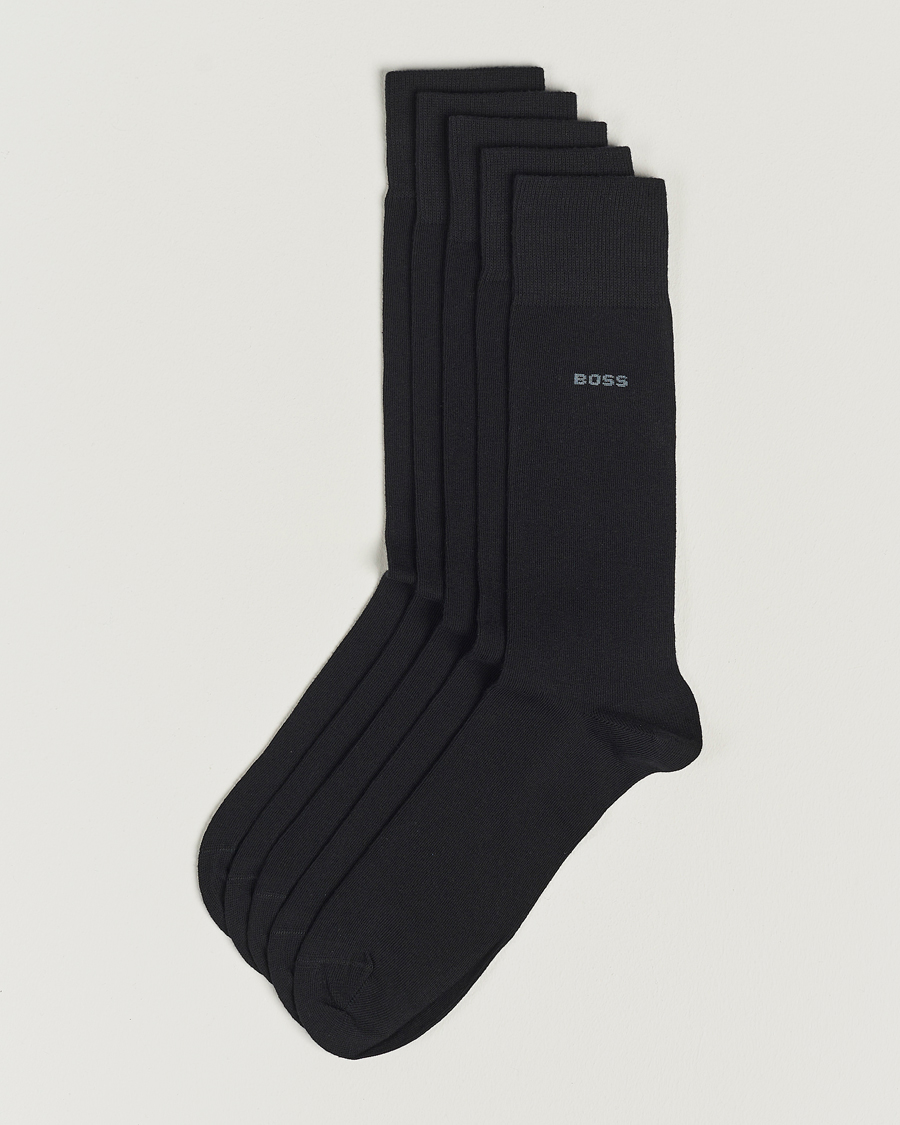 Men | Underwear & Socks | BOSS BLACK | 5-Pack RS Uni Socks Black