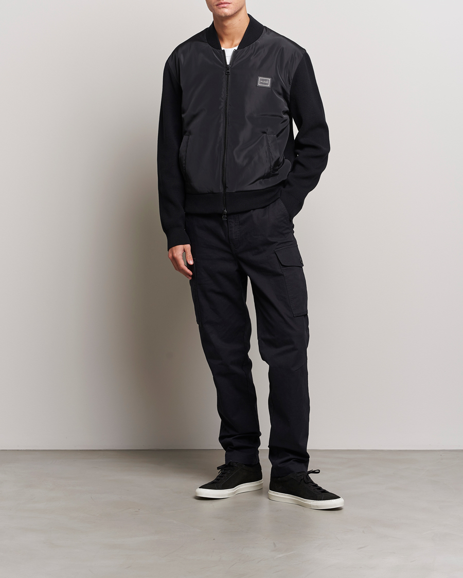 Men | Coats & Jackets | HUGO | Sombo Hybrid Jacket Black