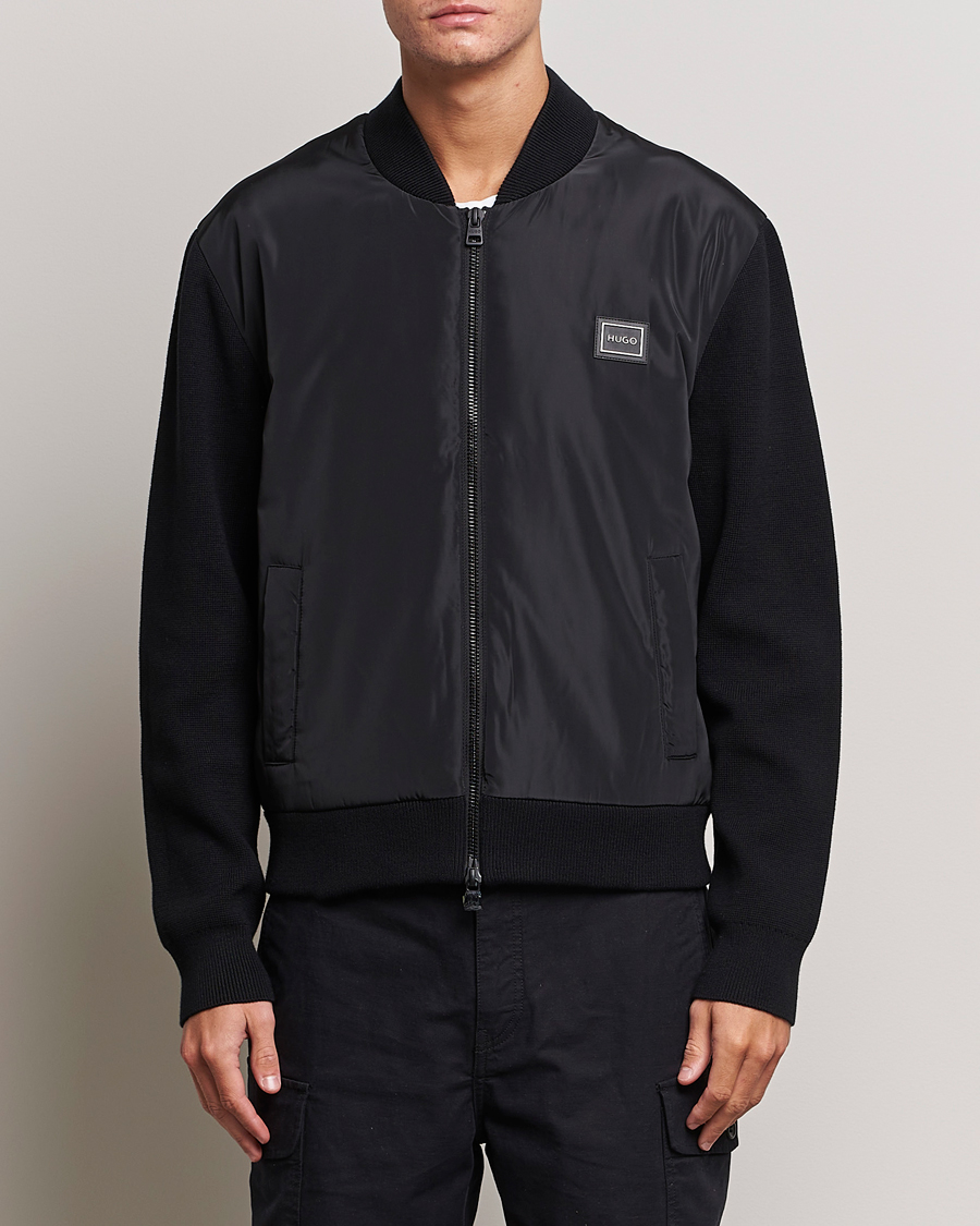 Men | Coats & Jackets | HUGO | Sombo Hybrid Jacket Black