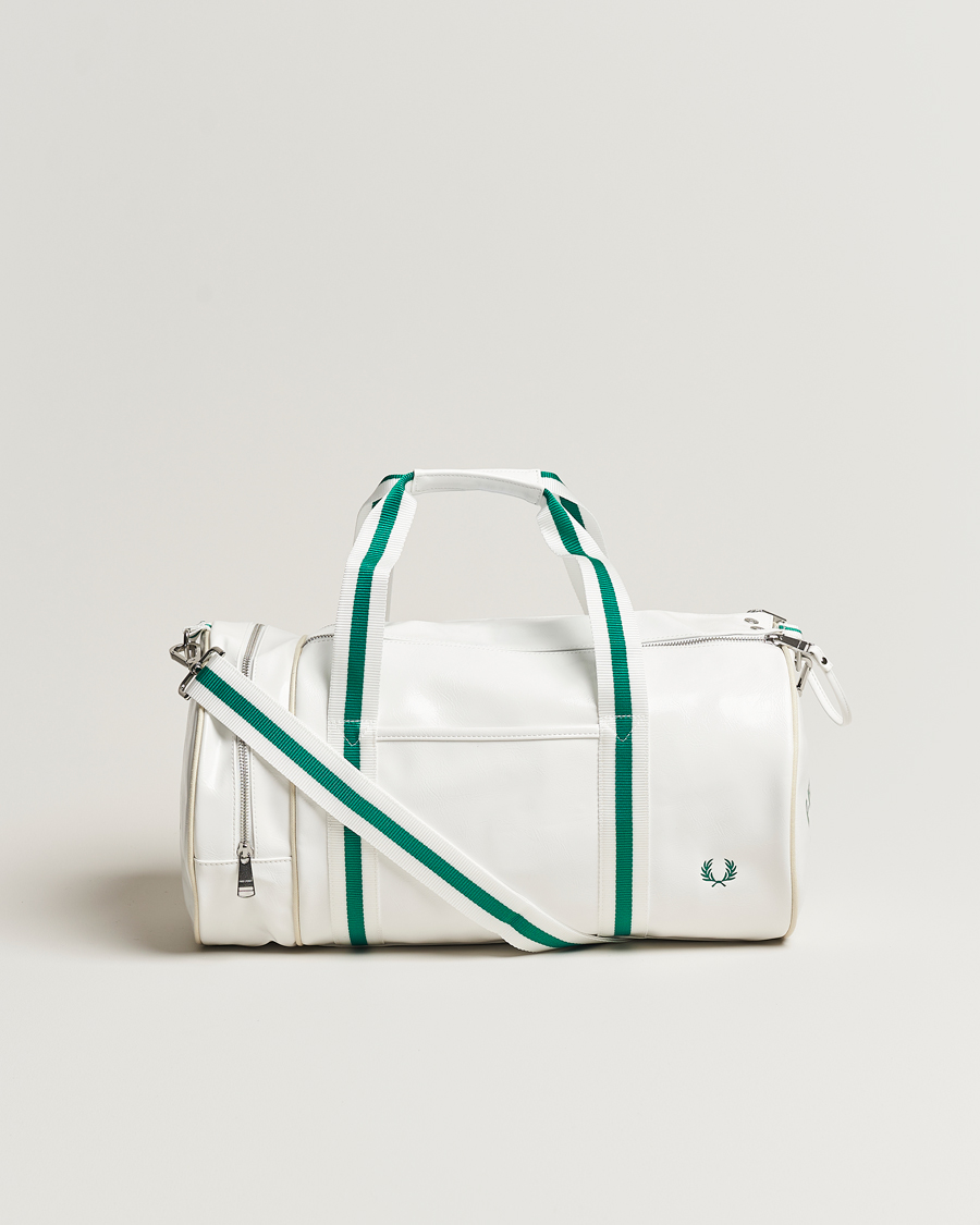 Men | Fred Perry Classic Barrel Bag Snow White | Fred Perry | Classic Barrel Bag Snow White