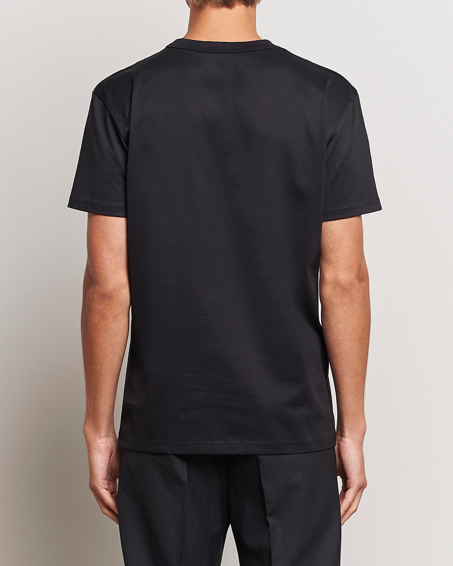 Men | T-Shirts | Bread & Boxers | Pima Cotton Crew Neck T-Shirt Black