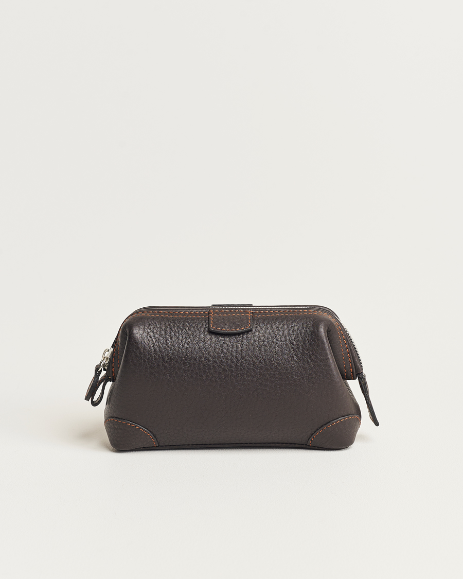 Men | Bags | F. Hammann | Small Washbag Dark Brown