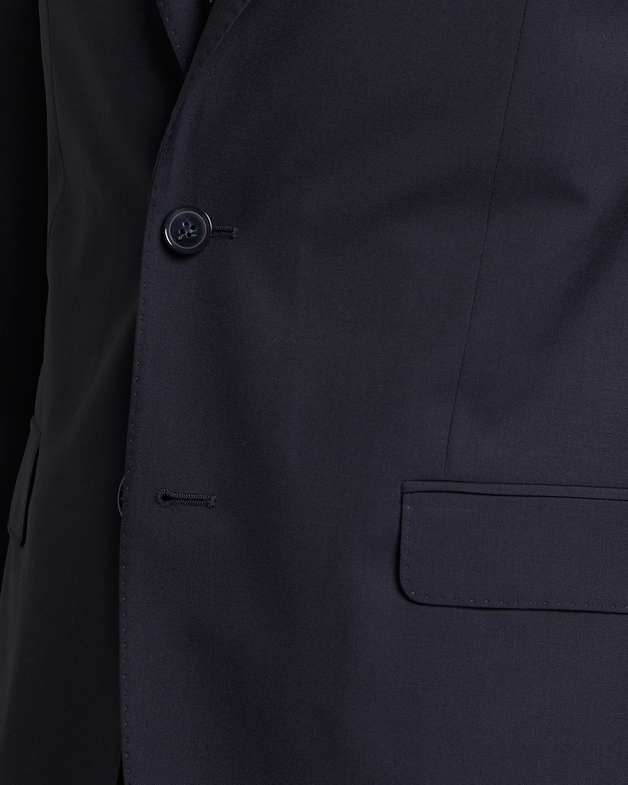 Men | Blazers | Oscar Jacobson | Falk Wool Blazer Navy