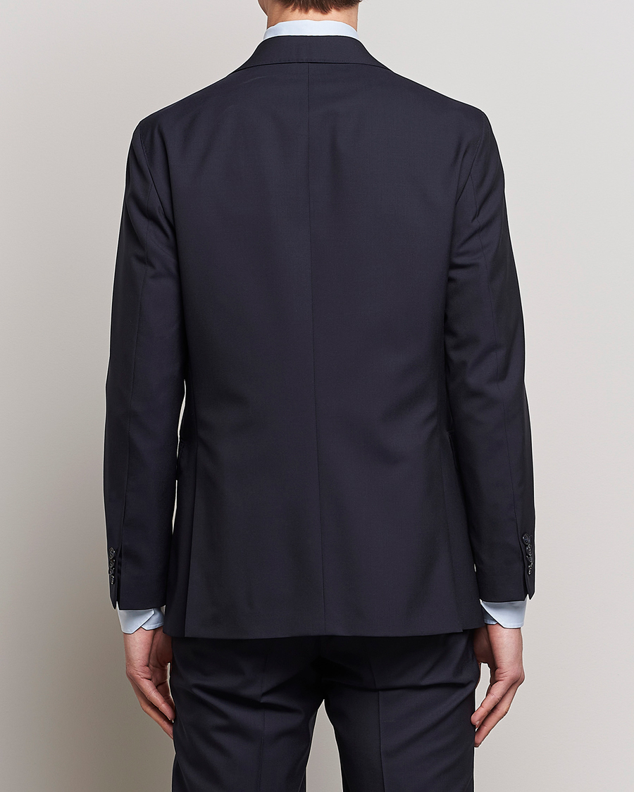 Men | Blazers | Oscar Jacobson | Farris Wool Blazer Navy
