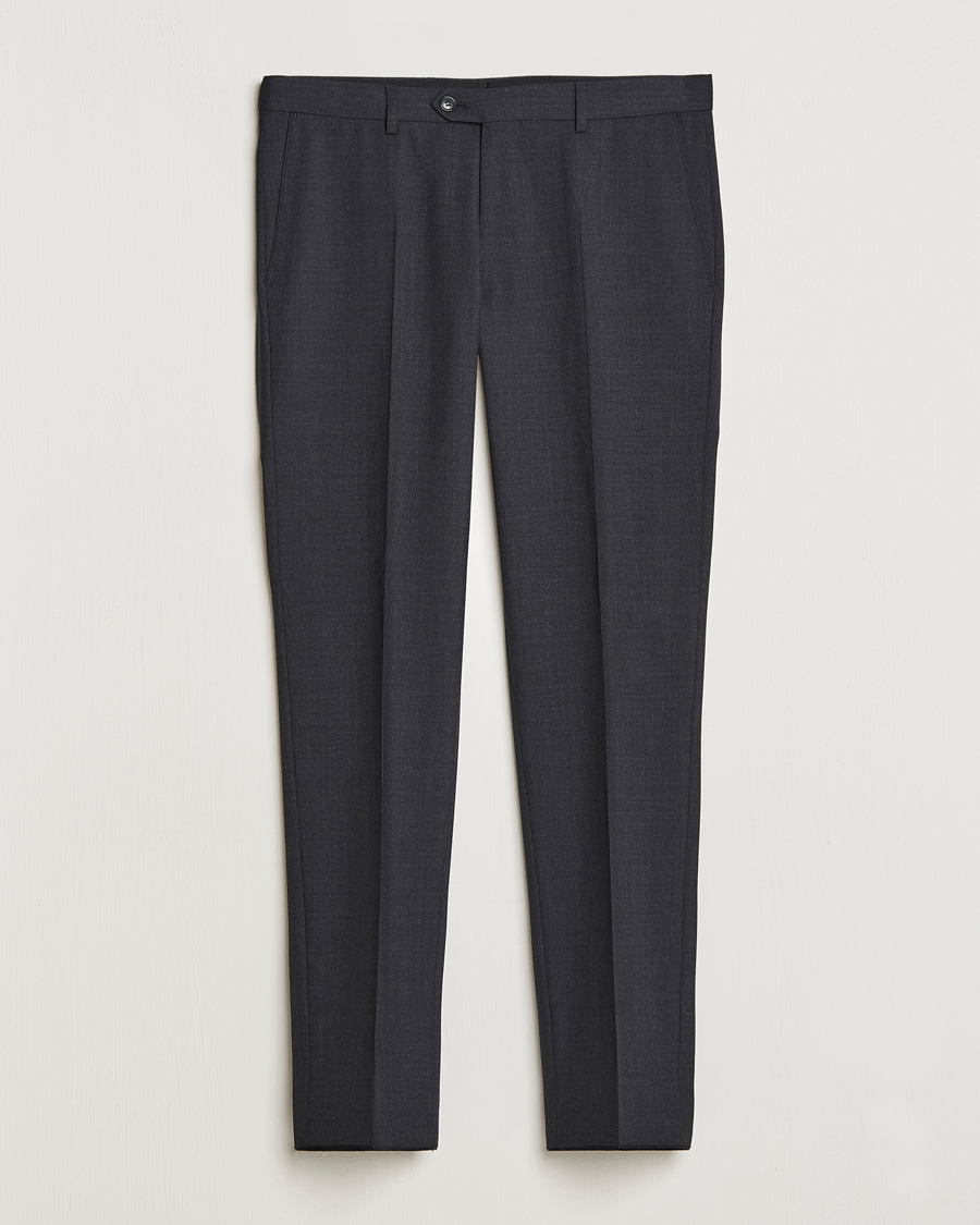 Men | Trousers | Oscar Jacobson | Denz Wool Trousers Grey