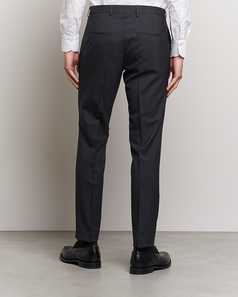 Men | Trousers | Oscar Jacobson | Denz Wool Trousers Grey