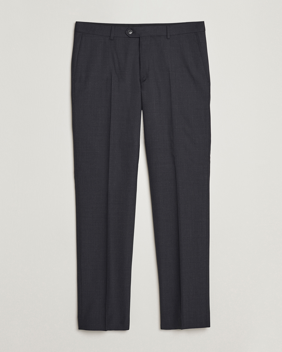 Men | Trousers | Oscar Jacobson | Diego Wool Trousers Grey