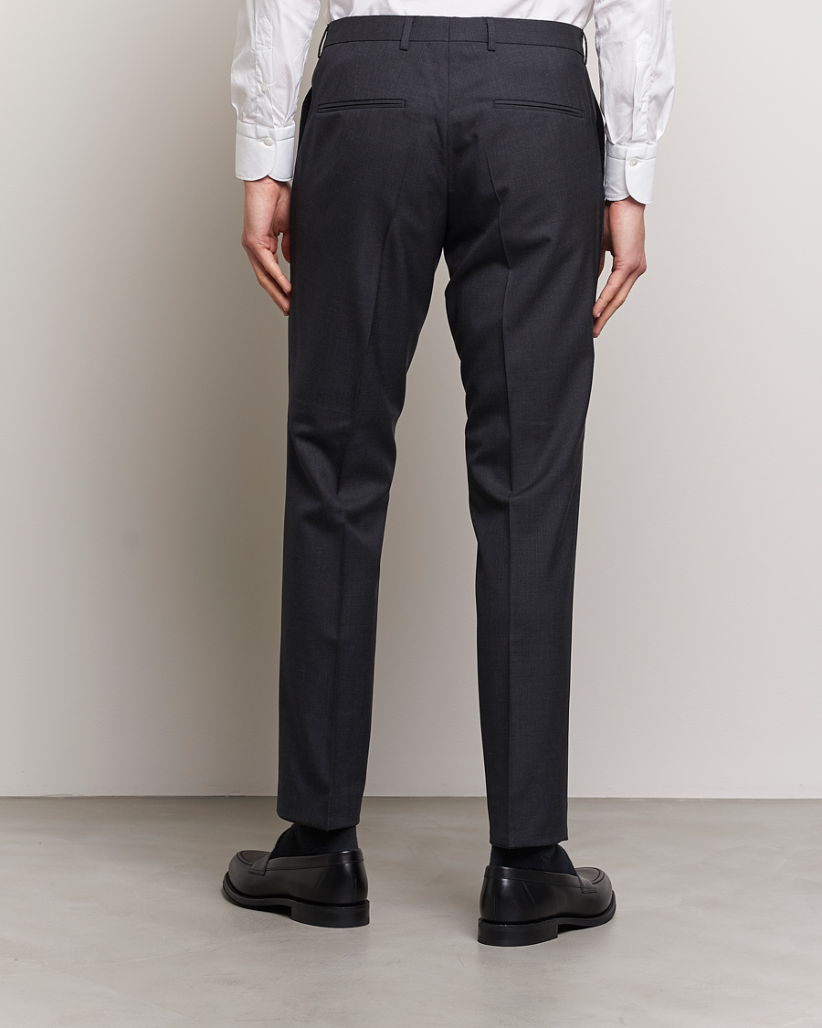 Men | Trousers | Oscar Jacobson | Diego Wool Trousers Grey