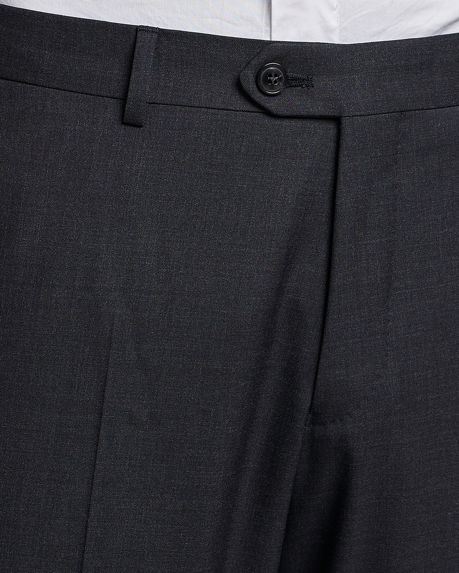 Men | Trousers | Oscar Jacobson | Diego Wool Trousers Grey