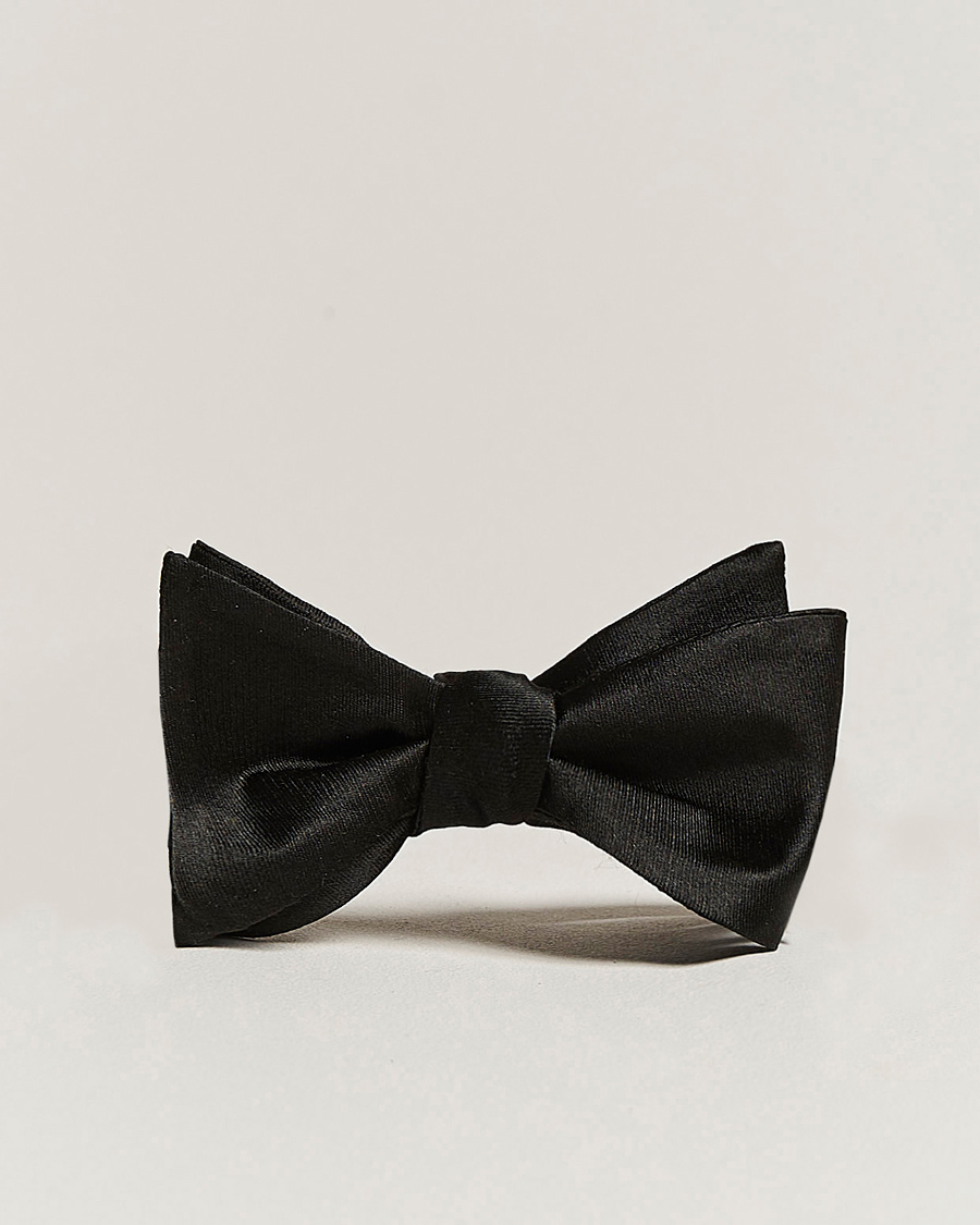 Men | Oscar Jacobson Bow Tie, Self Tie Black | Oscar Jacobson | Bow Tie, Self Tie Black