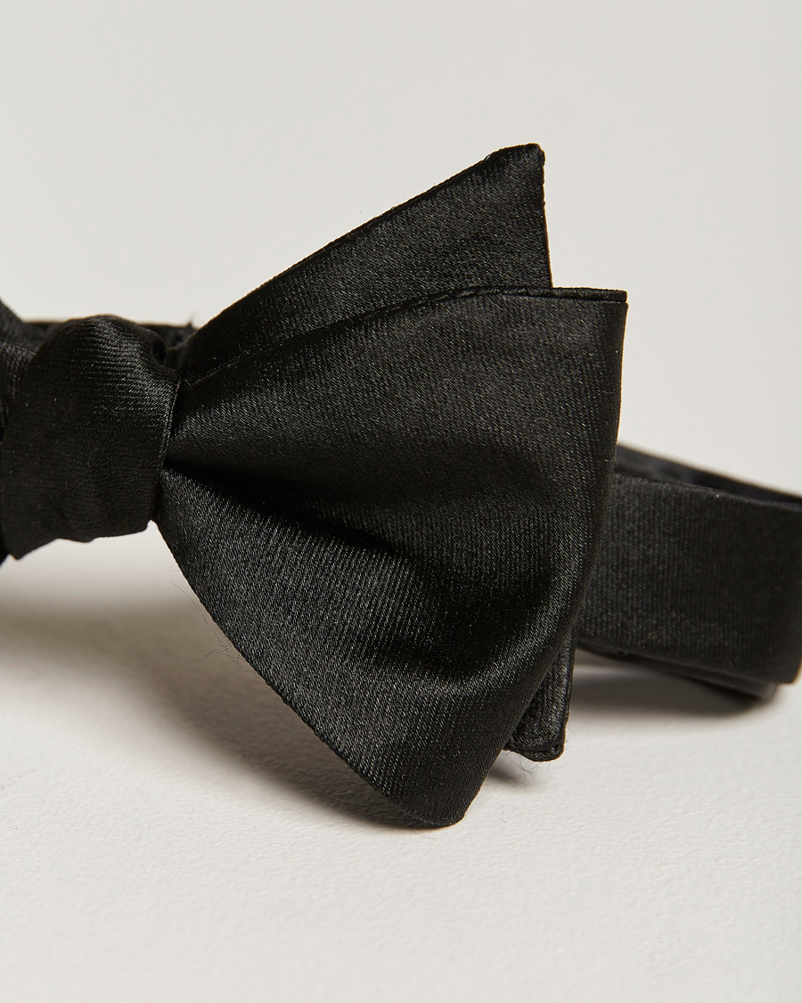 Men | Bow Ties | Oscar Jacobson | Bow Tie, Self Tie Black