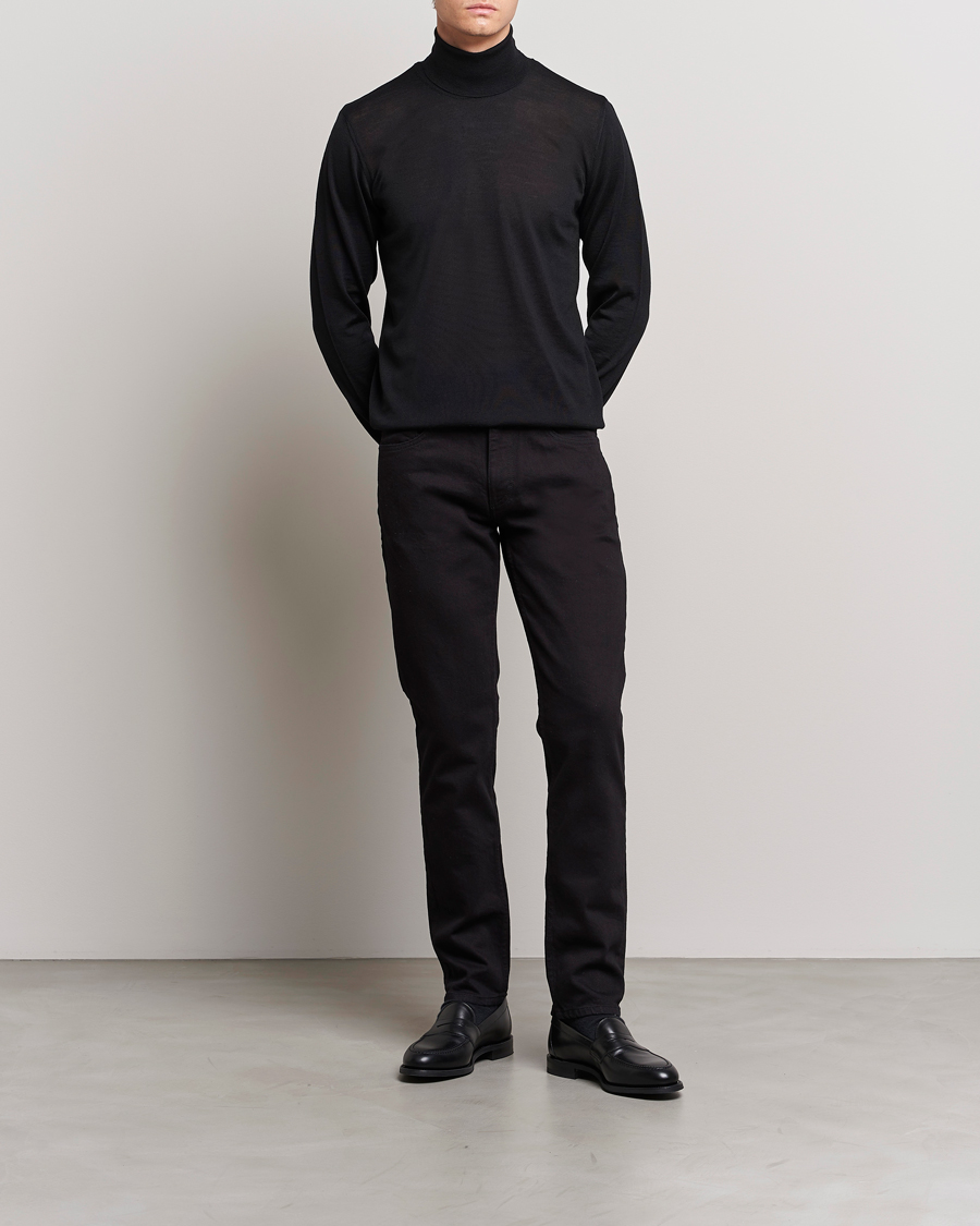 Men | Jeans | Oscar Jacobson | Albert Cotton Stretch Jeans Black