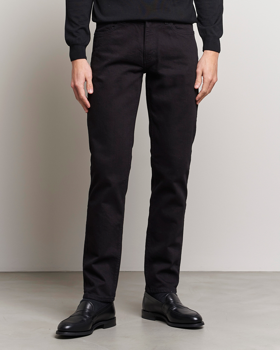 Men | Jeans | Oscar Jacobson | Albert Cotton Stretch Jeans Black