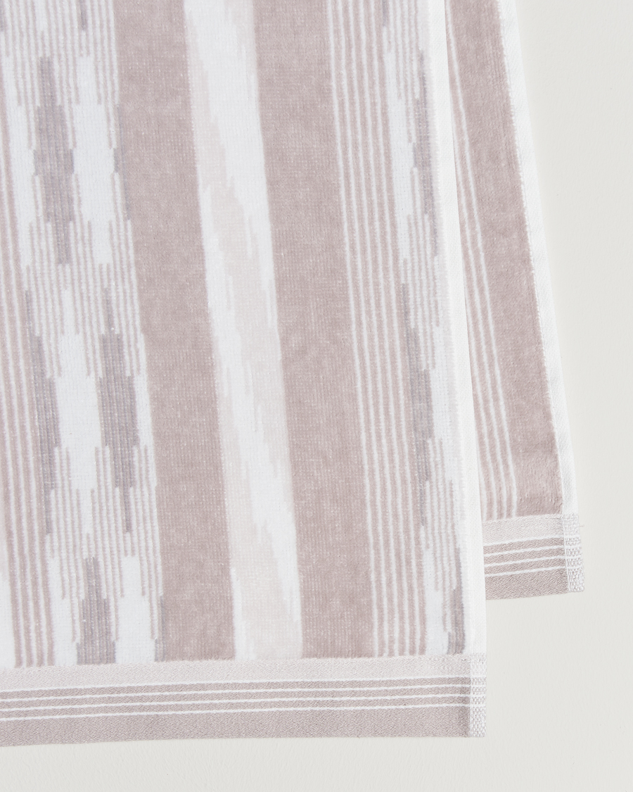 Men | Fabrics | Missoni Home | Clint Bath Sheet 100x150cm Beige/White