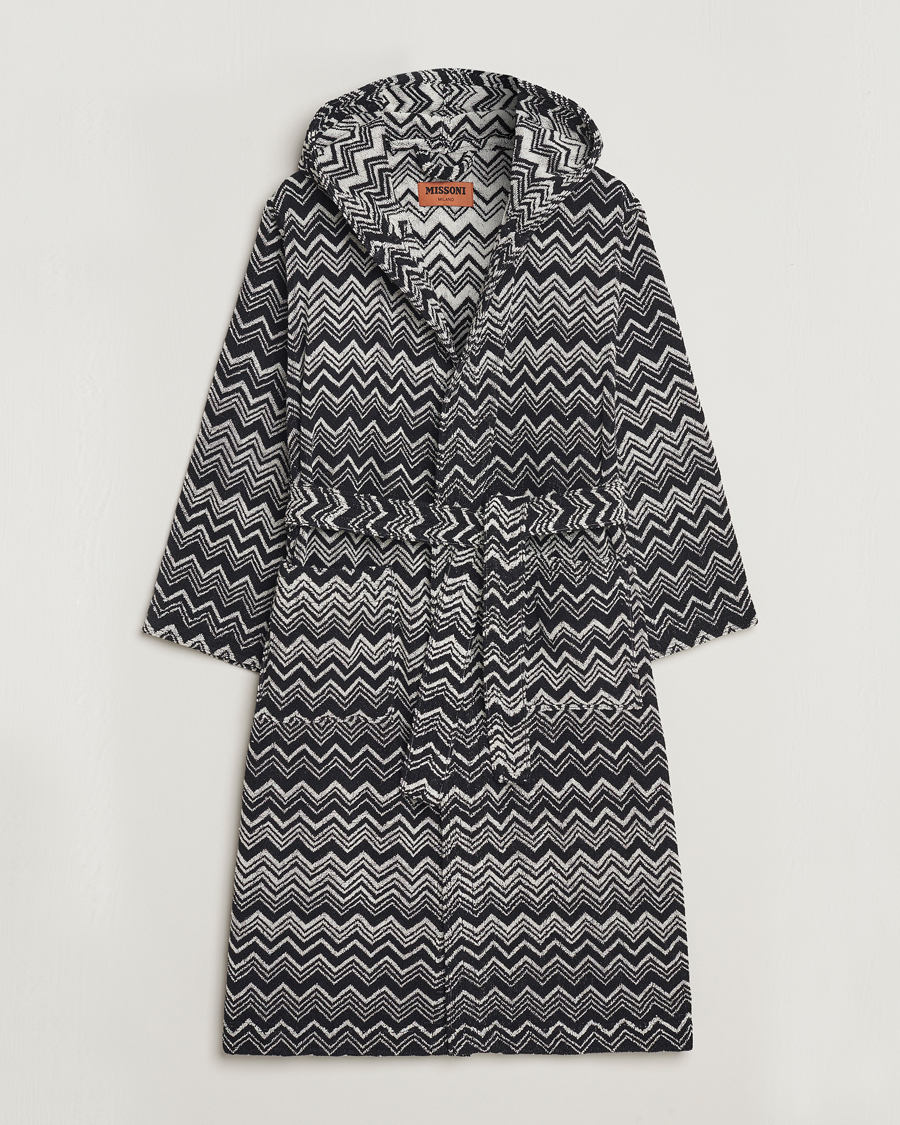 Men | Pyjamas & Robes | Missoni Home | Keith Bathrobe Grey/Black
