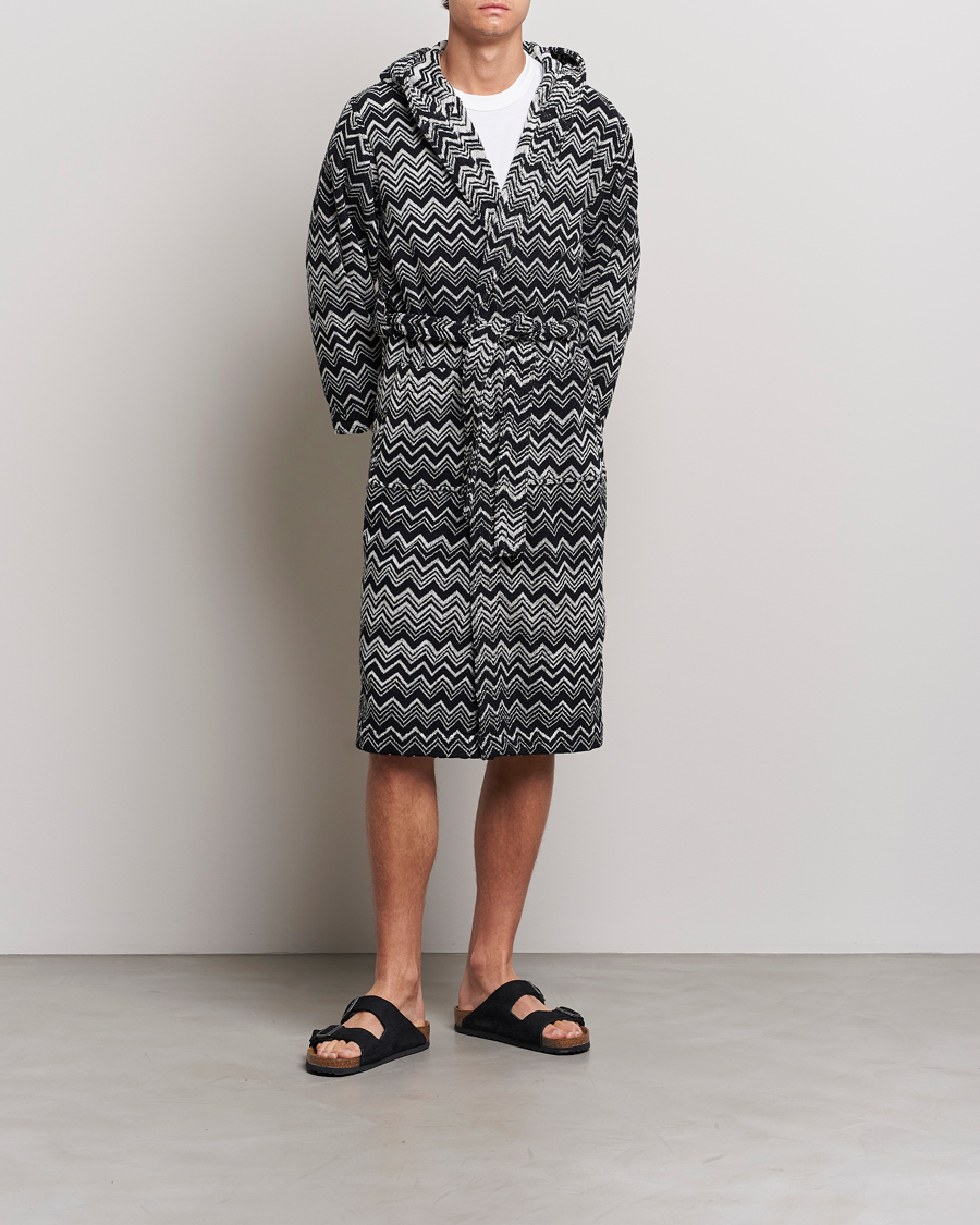 Men | Pyjamas & Robes | Missoni Home | Keith Bathrobe Grey/Black