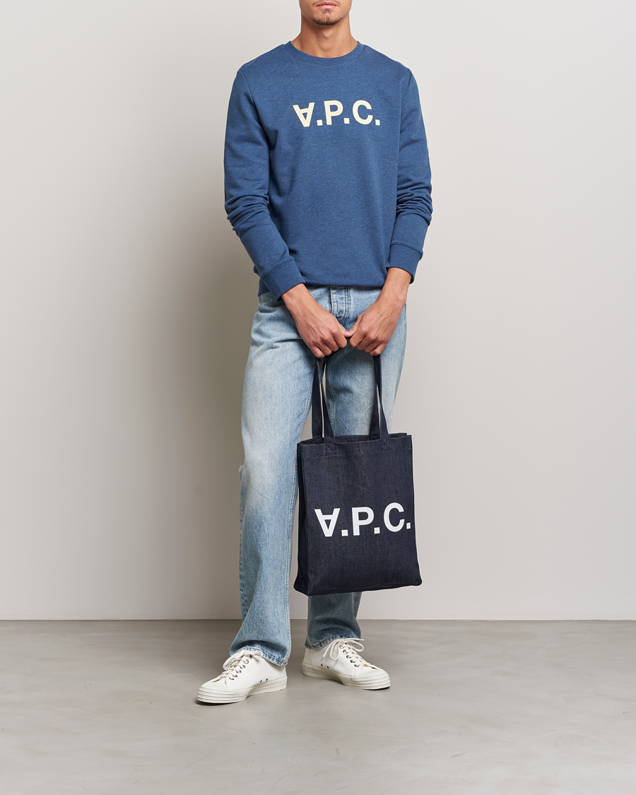 Men | Sweaters & Knitwear | A.P.C. | VPC Sweatshirt Indigo