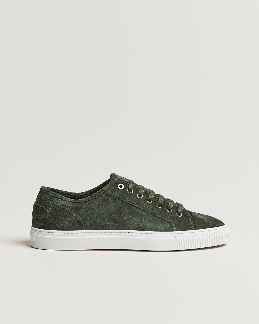 Men | Brioni Casetta Suede Sneakers Green | Brioni | Casetta Suede Sneakers Green