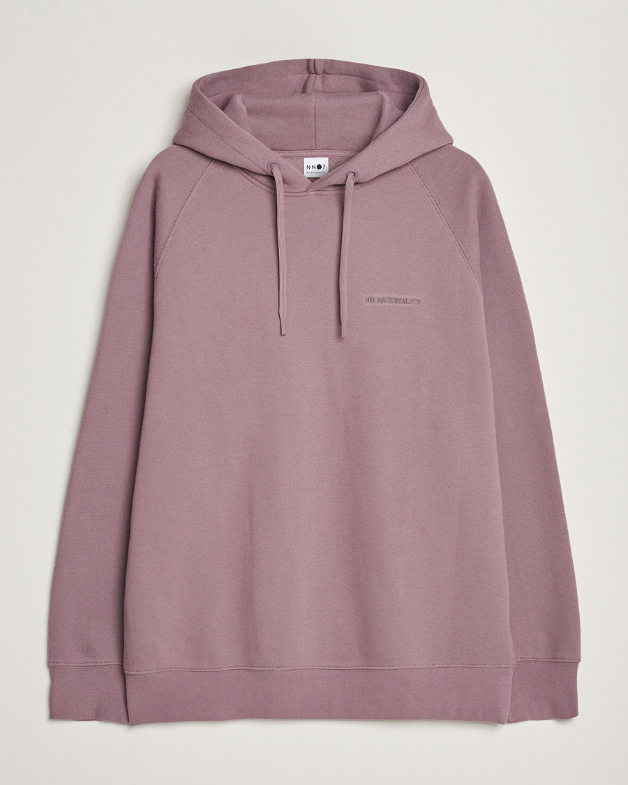 Men | Sweaters & Knitwear | NN07 | Carlo Hood Purple Brown