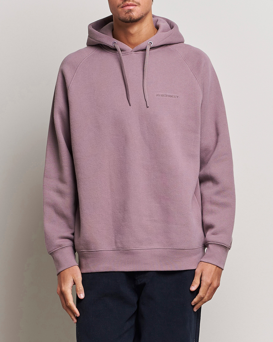 Men | Sweaters & Knitwear | NN07 | Carlo Hood Purple Brown
