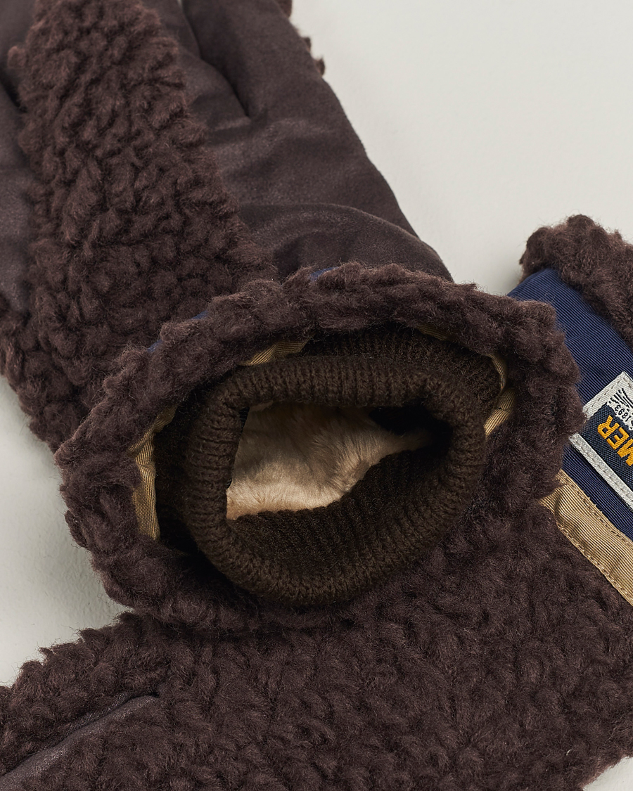 Men | Elmer by Swany Sota Wool Teddy Gloves Brown | Elmer by Swany | Sota Wool Teddy Gloves Brown