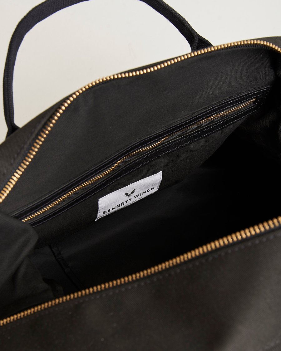 Men | Bags | Bennett Winch | Canvas Weekender Black