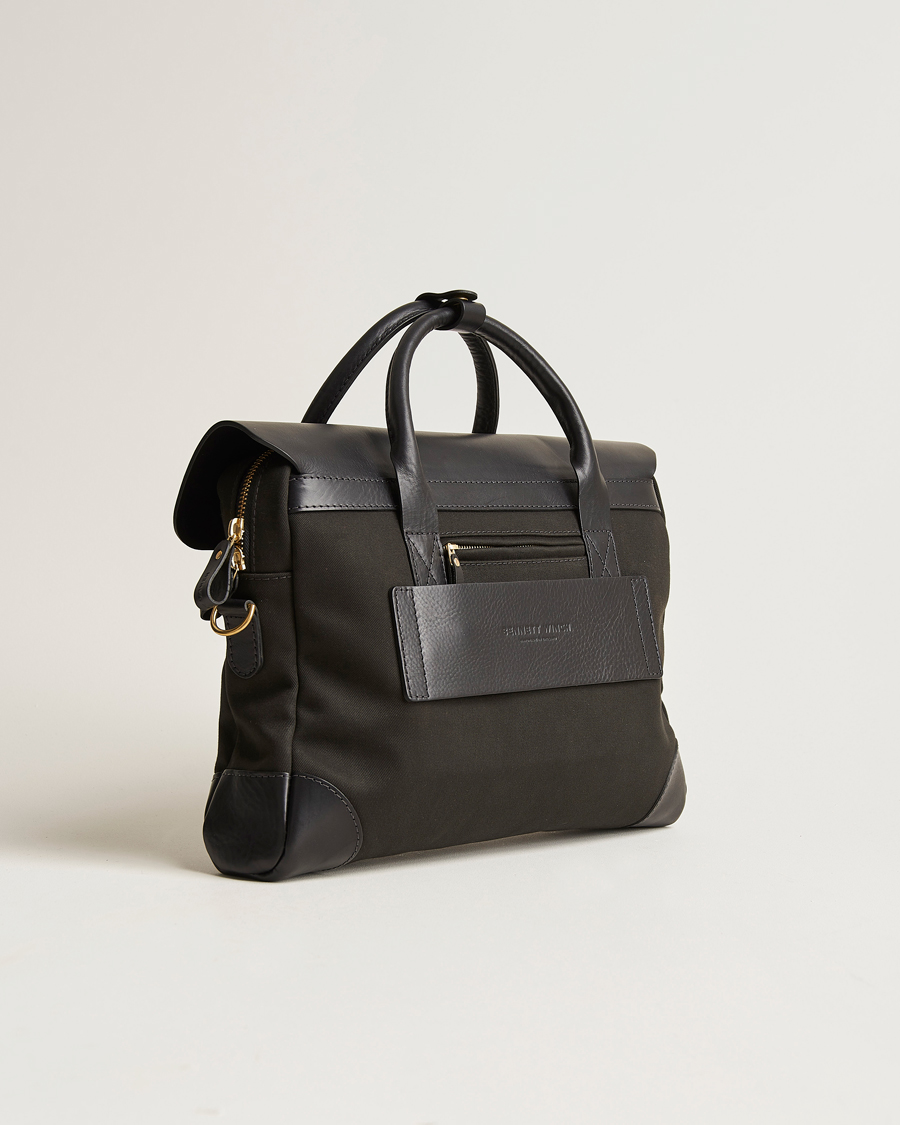 Men | Bags | Bennett Winch | Canvas Briefcase Black