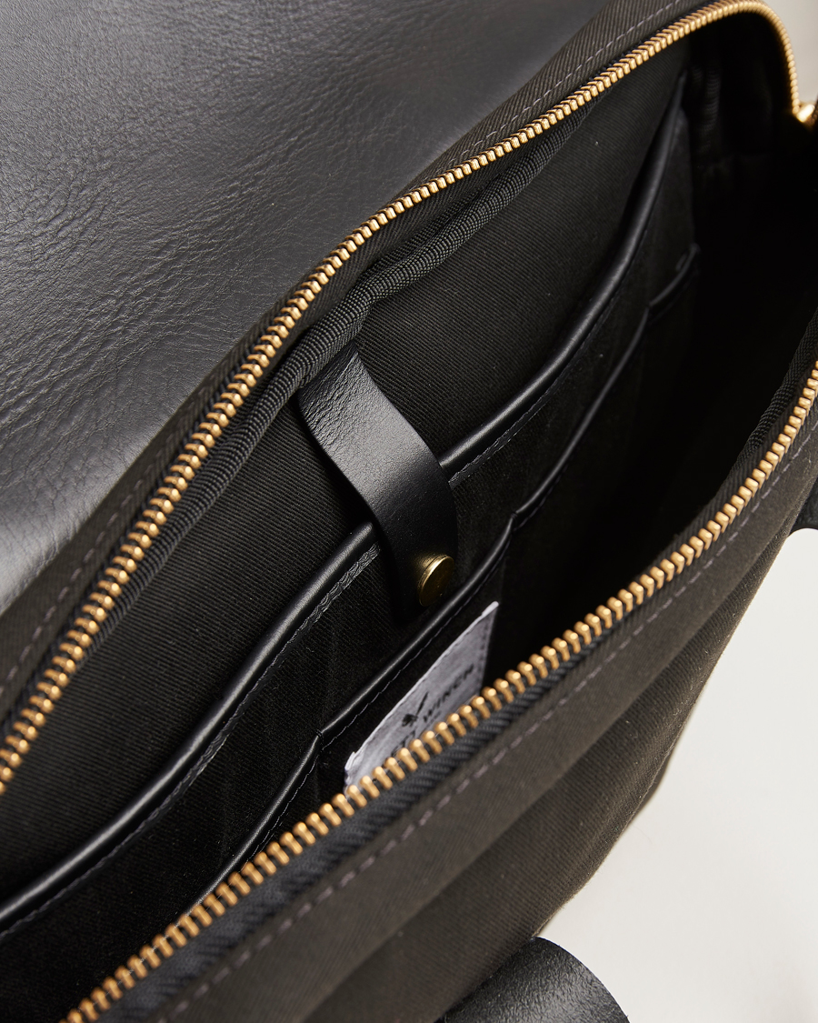 Men | Bags | Bennett Winch | Canvas Briefcase Black