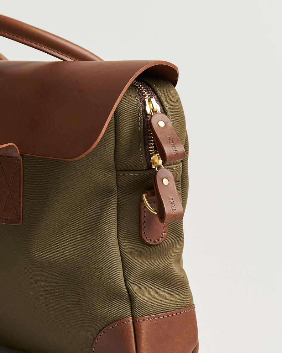 Men | Bags | Bennett Winch | Canvas Briefcase Olive