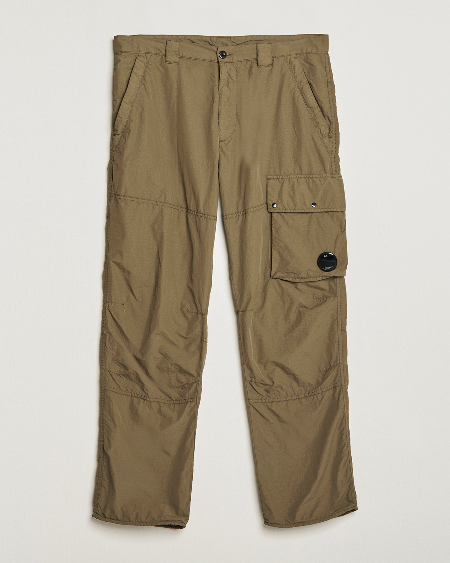 Men | Trousers | C.P. Company | Flatt Nylon Cargo Pants Light Brown