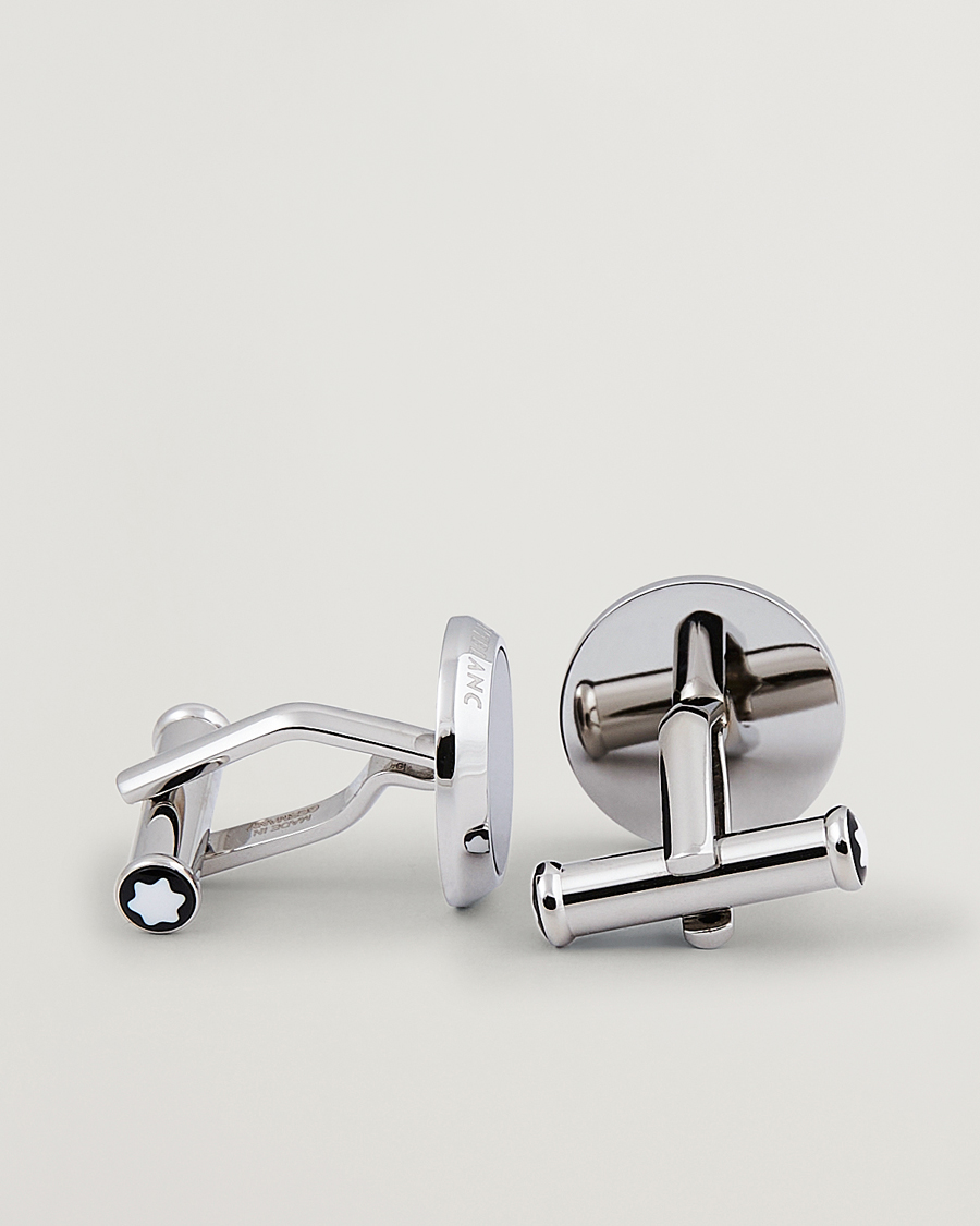 Men | Cufflinks | Montblanc | Meisterstück Steel Cufflinks Black Onyx