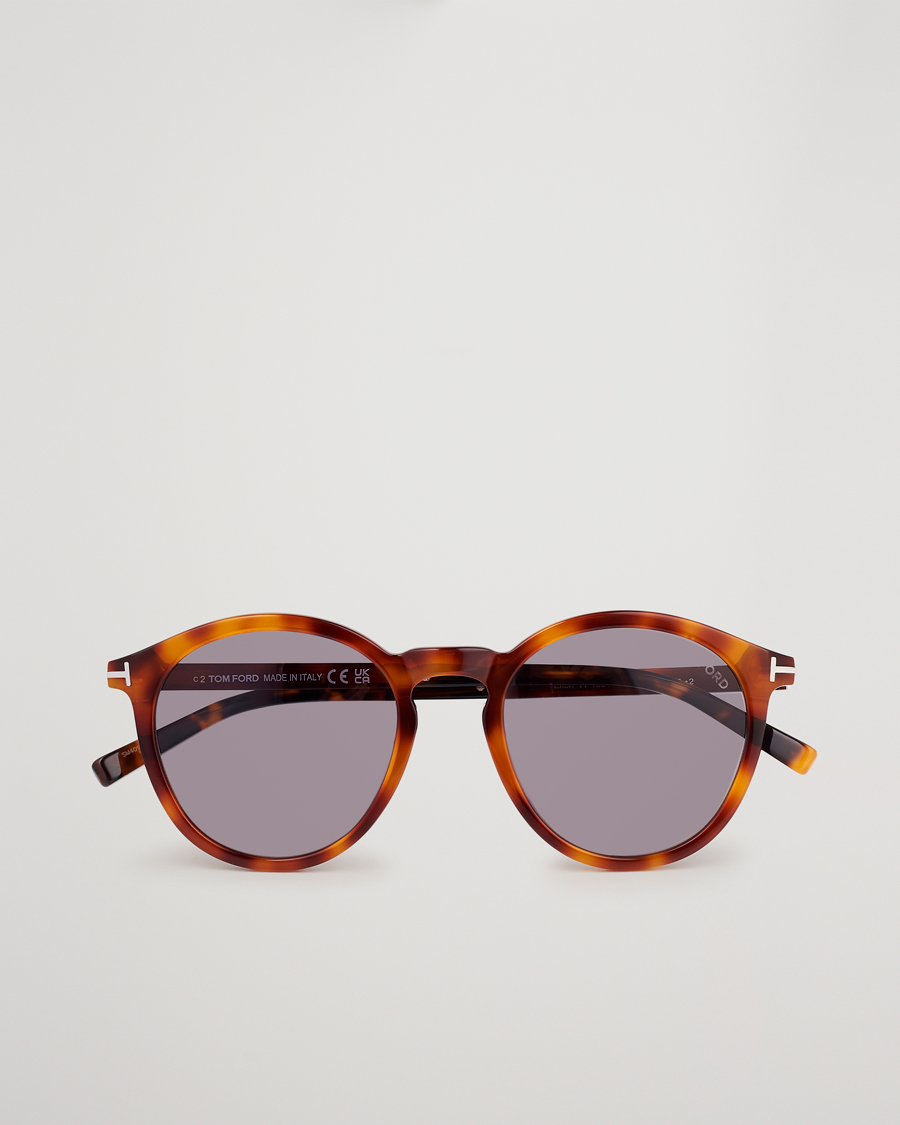 Men | Sunglasses | Tom Ford | Elton Sunglasses Blonde Havana/Smoke
