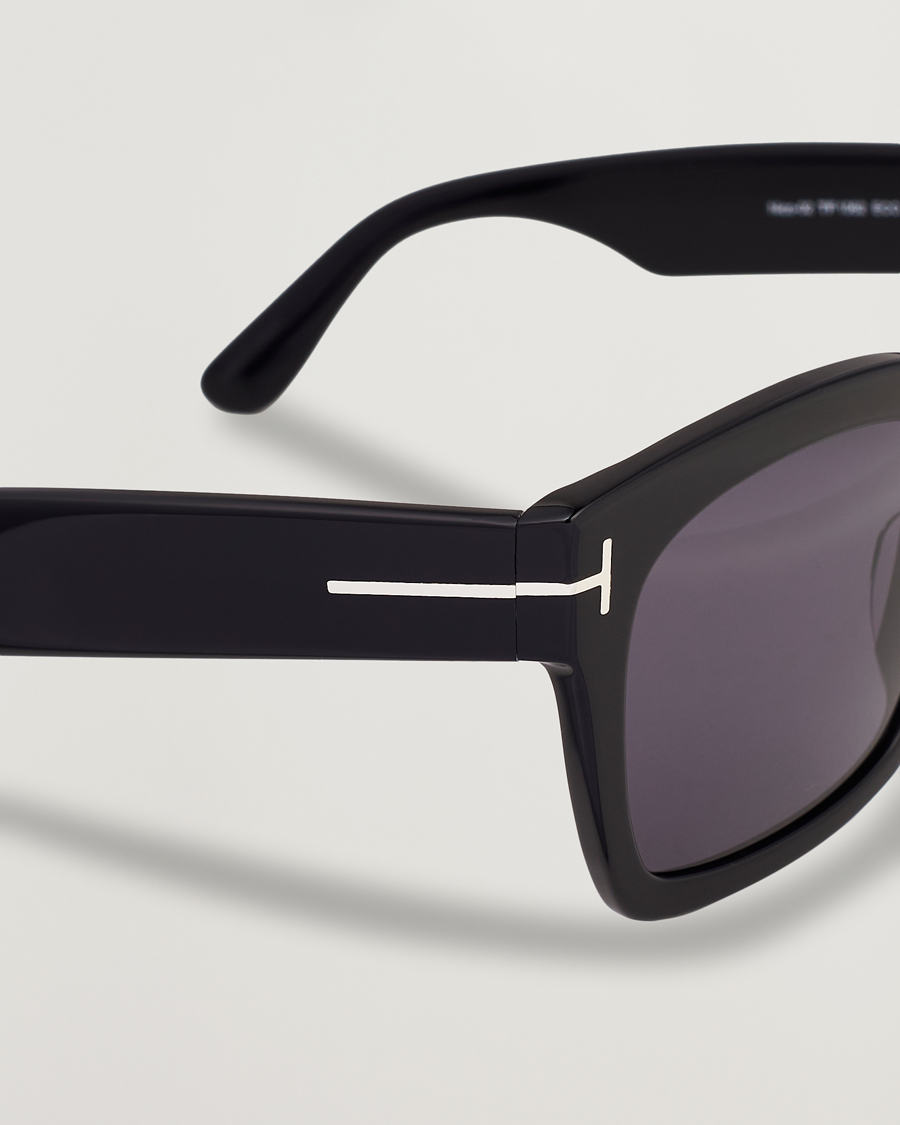 Men | Sunglasses | Tom Ford | Nico-02 Sunglasses Shine Black/Smoke