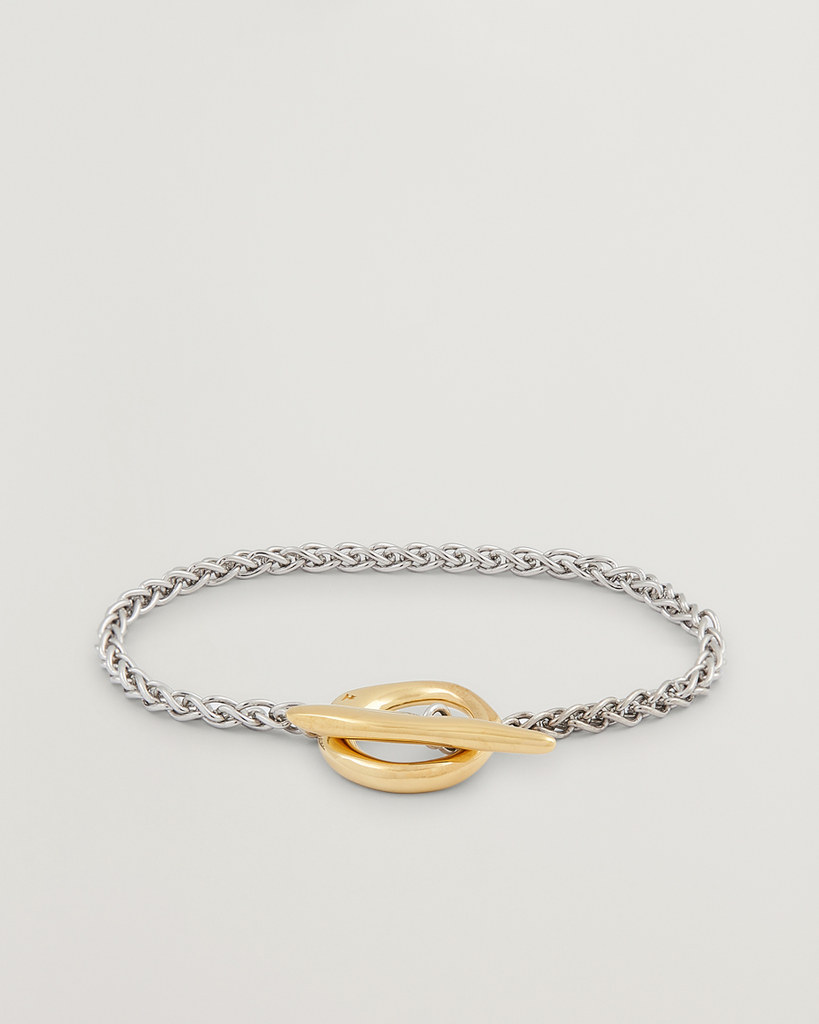 Men | Tom Wood Robin Bracelet Duo Silver/Gold | Tom Wood | Robin Bracelet Duo Silver/Gold