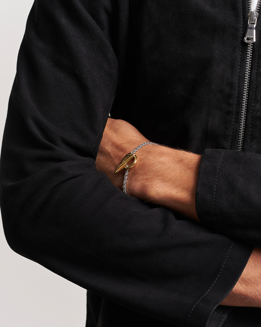 Men | Tom Wood Robin Bracelet Duo Silver/Gold | Tom Wood | Robin Bracelet Duo Silver/Gold