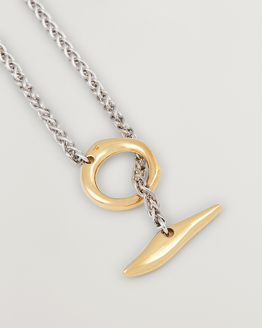 Men | Tom Wood Robin Bracelet Duo Silver/Gold | Tom Wood | Robin Bracelet Duo Silver/Gold