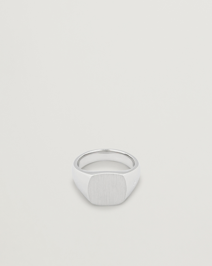 Men | Jewellery | Tom Wood | Kay Ring Satin Silver