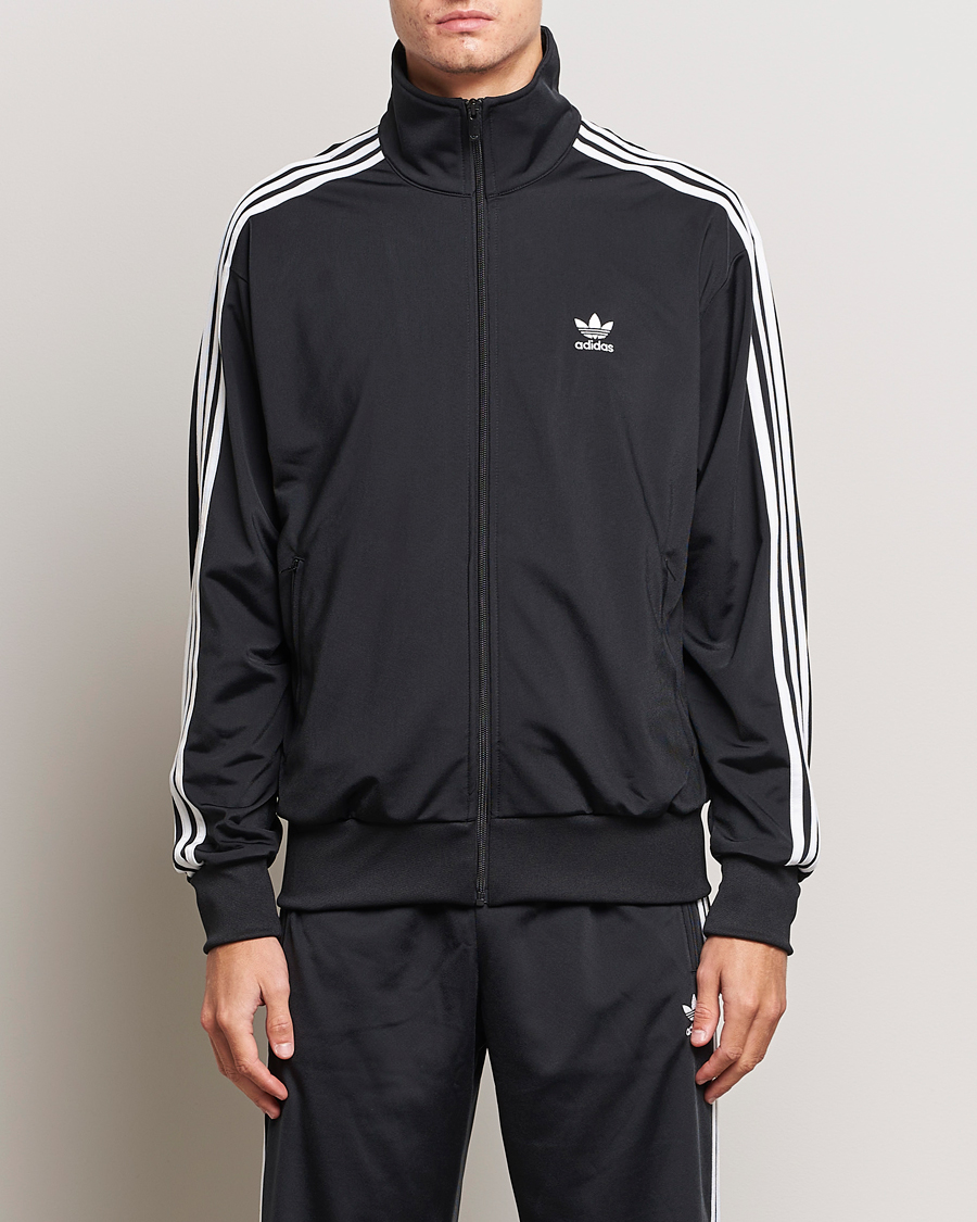 Men | Sweaters & Knitwear | adidas Originals | Firebird Full Zip Black/White