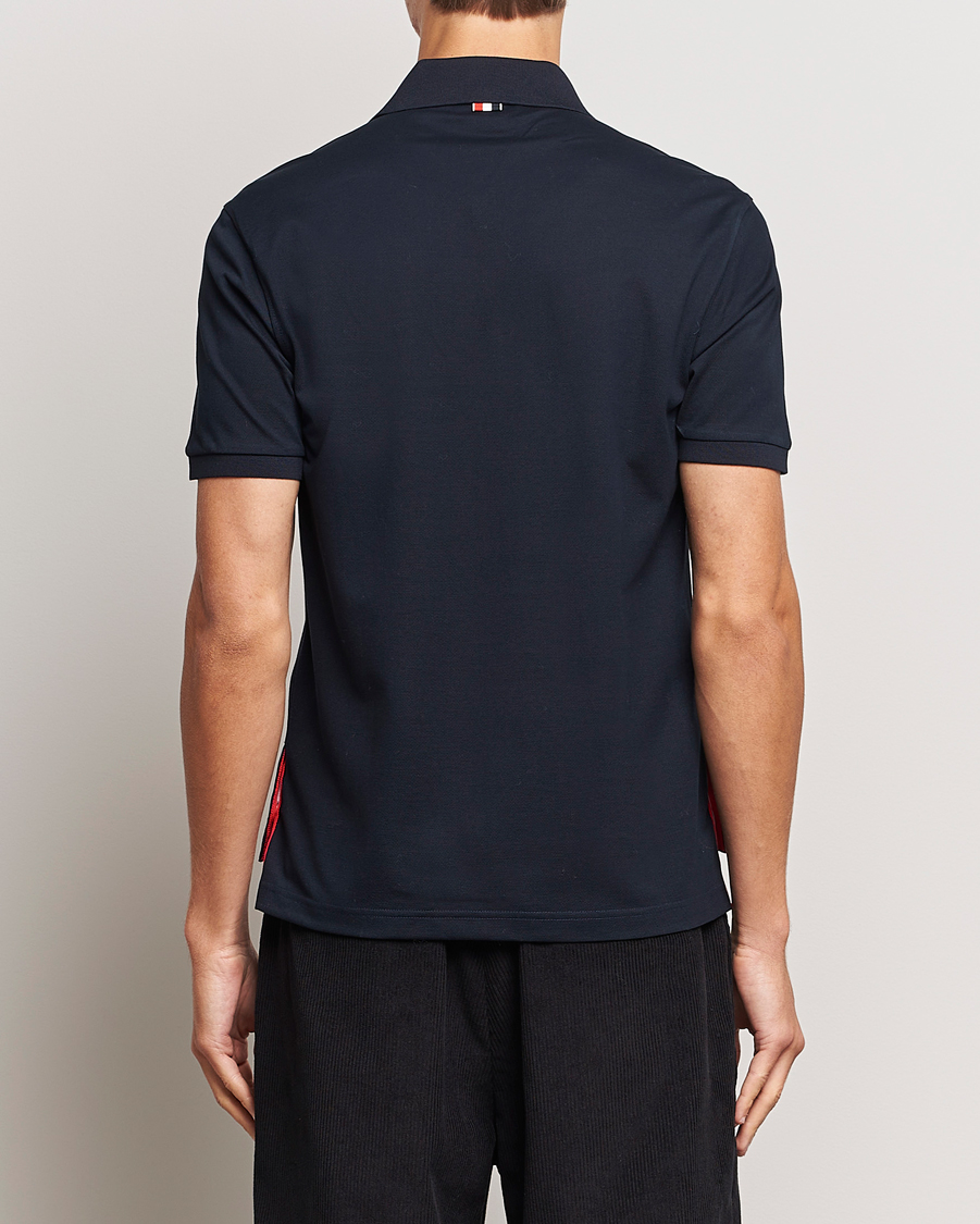 Men | Polo Shirts | Thom Browne | Mercerized Piquet Polo Navy