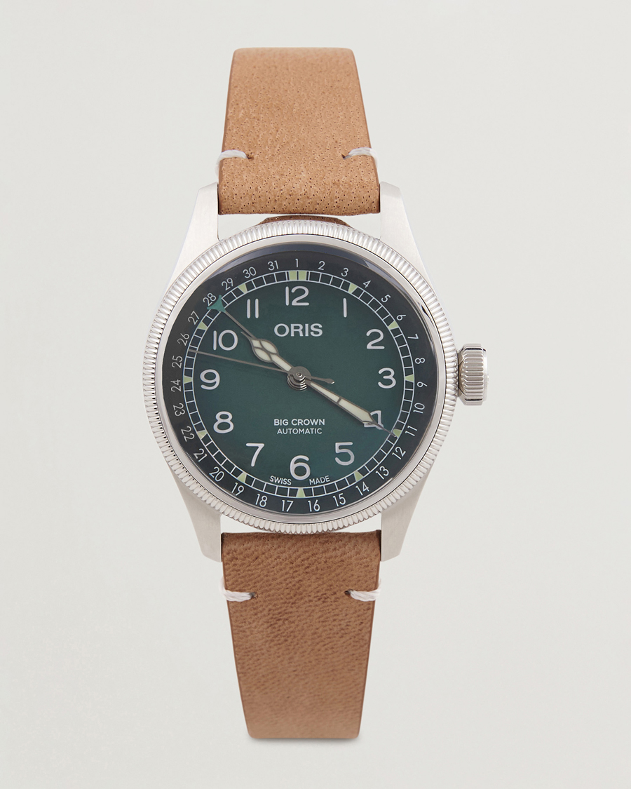Men | Oris Big Crown Pointer Date 38mm Green | Oris | Big Crown Pointer Date 38mm Green