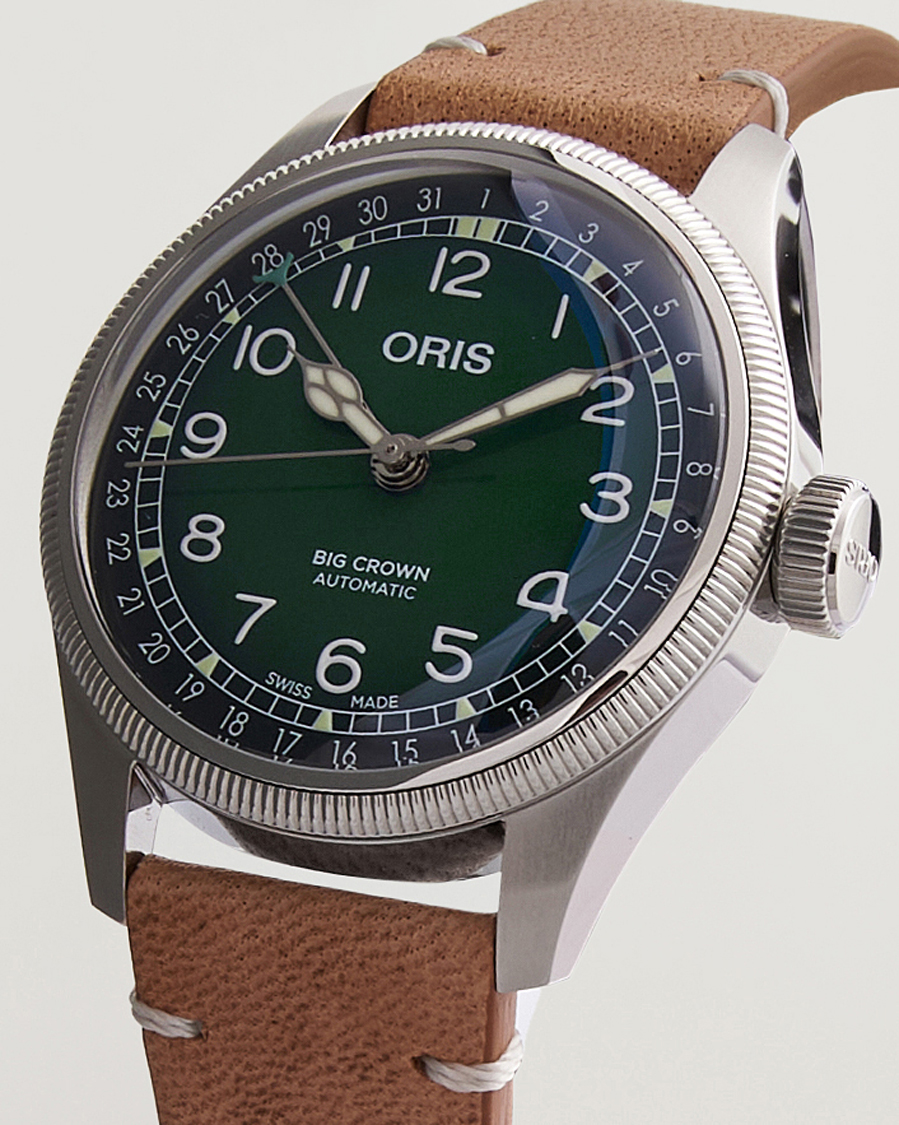 Men | Oris Big Crown Pointer Date 38mm Green | Oris | Big Crown Pointer Date 38mm Green
